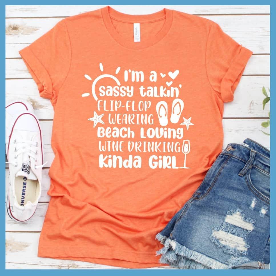 Flip-Flop Wearing Beach Loving Kinda Girl T-Shirt