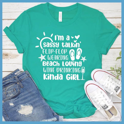 Flip-Flop Wearing Beach Loving Kinda Girl T-Shirt