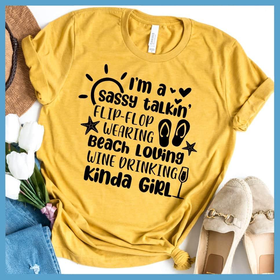 Flip-Flop Wearing Beach Loving Kinda Girl T-Shirt