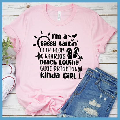 Flip-Flop Wearing Beach Loving Kinda Girl T-Shirt