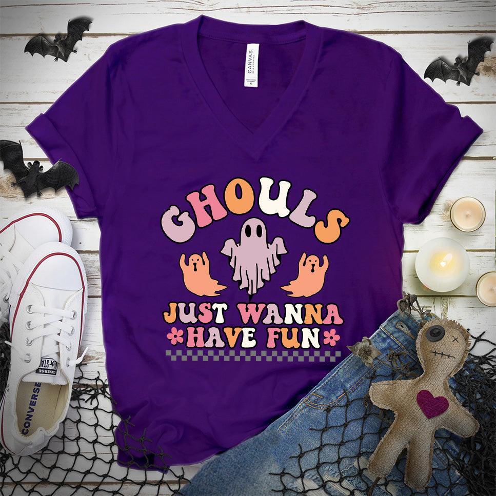 Ghouls Just Wanna Have Fun Colored Edition V-Neck
