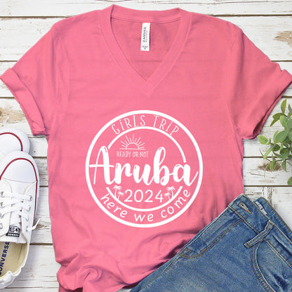 Girls Trip Aruba 2024 V-neck
