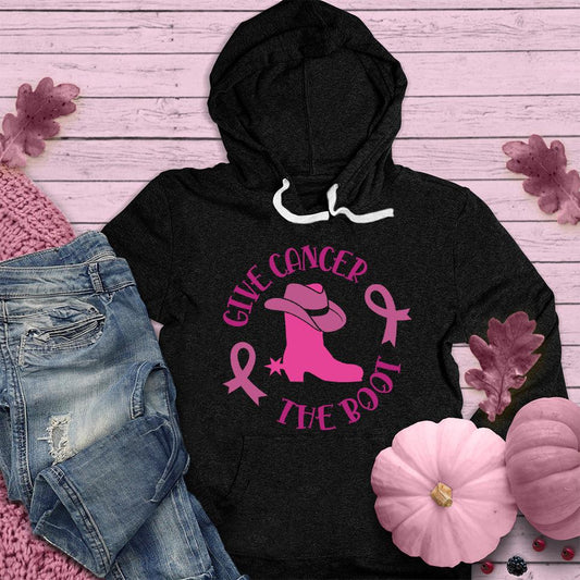 Give Cancer The Boot Version 3 Colored Edition Hoodie