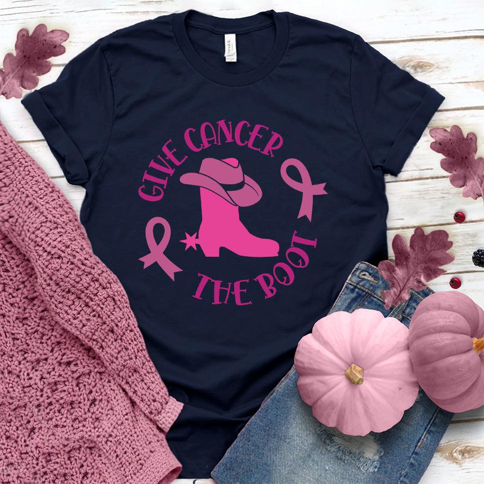 Give Cancer The Boot Version 3 Colored Edition T-Shirt