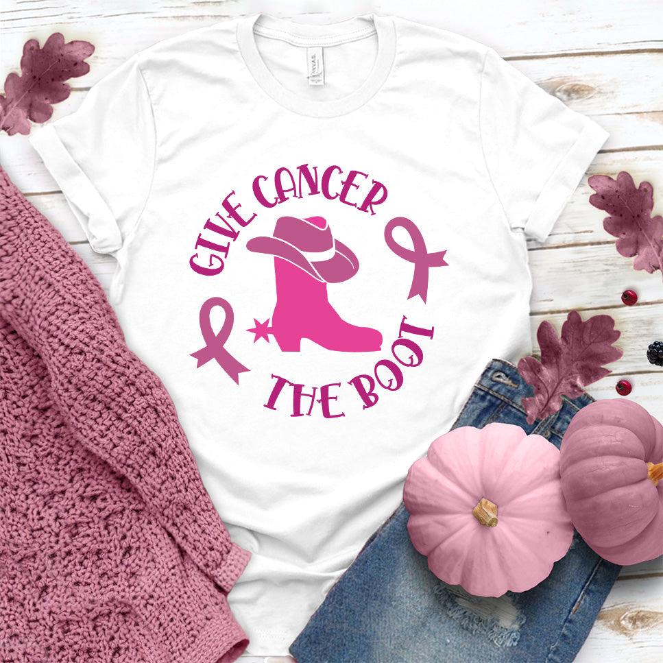Give Cancer The Boot Version 3 Colored Edition T-Shirt