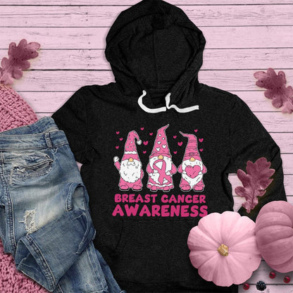 Gnomes Breast Cancer Awareness Colored Edition Hoodie