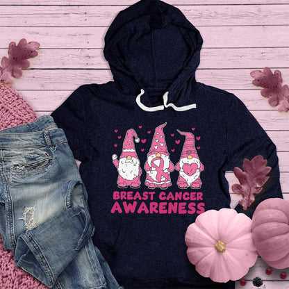 Gnomes Breast Cancer Awareness Colored Edition Hoodie