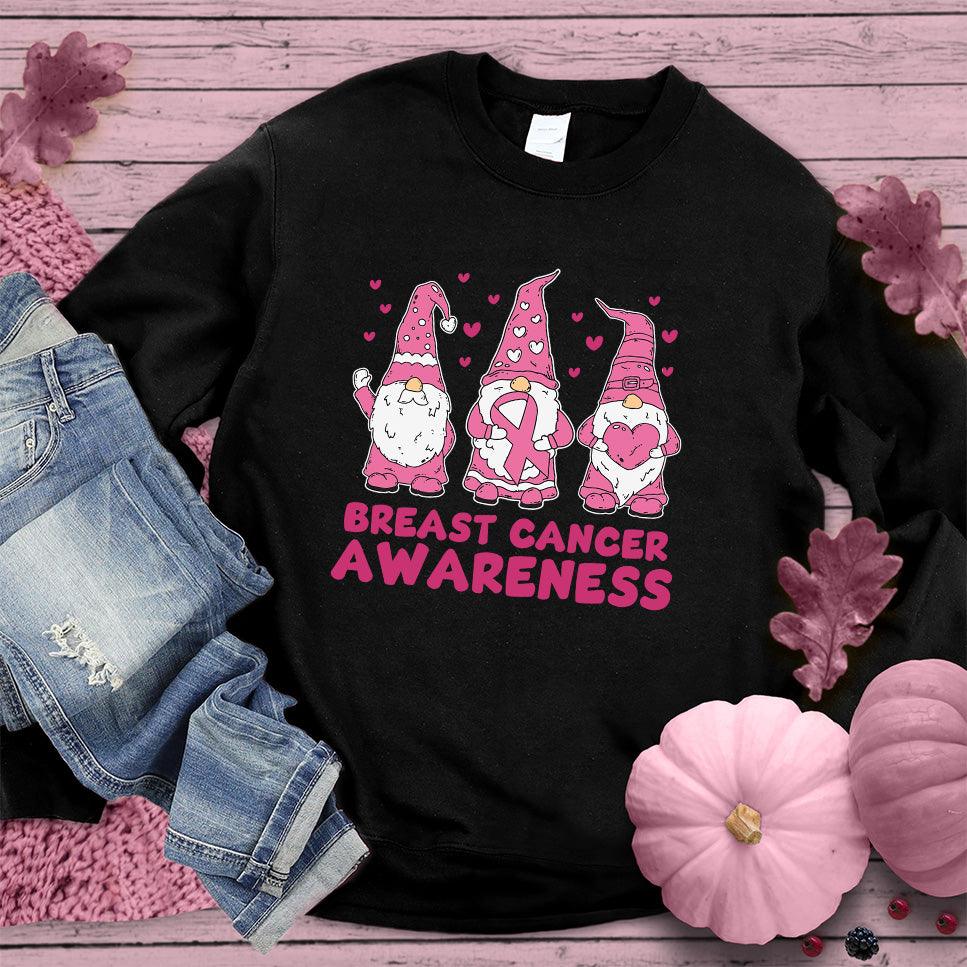Gnomes Breast Cancer Awareness Colored Edition Sweatshirt