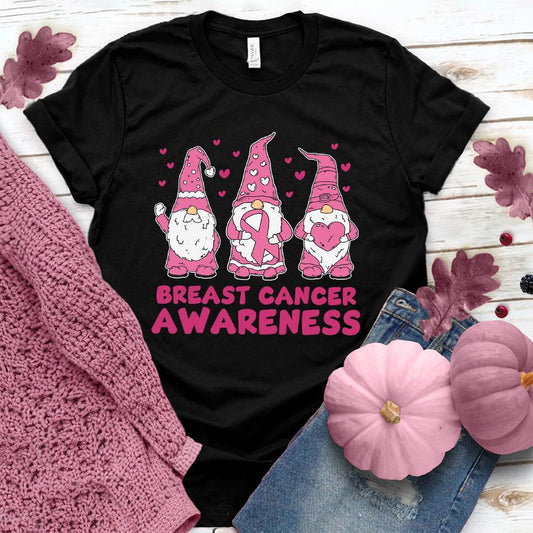 Gnomes Breast Cancer Awareness Colored Edition T-Shirt