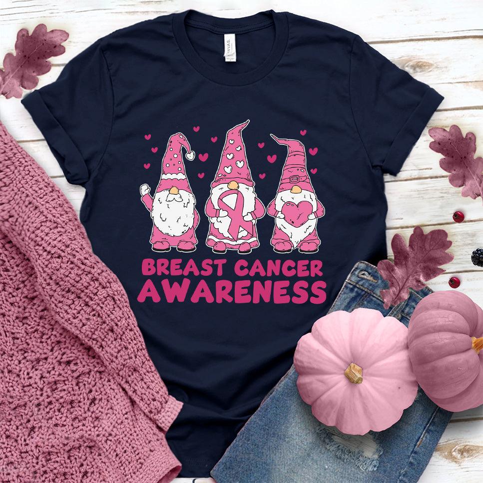 Gnomes Breast Cancer Awareness Colored Edition T-Shirt