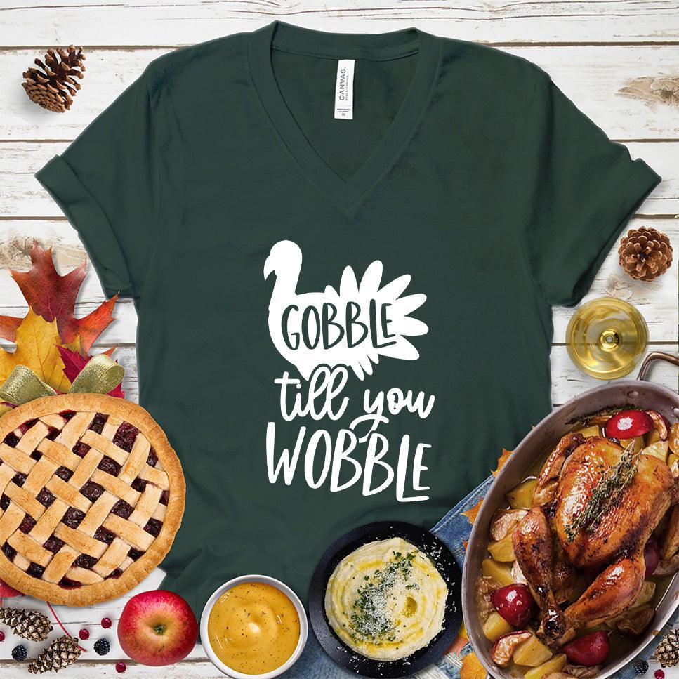 Gobble Till You Wobble V-Neck
