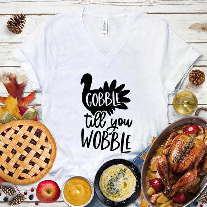 Gobble Till You Wobble V-Neck