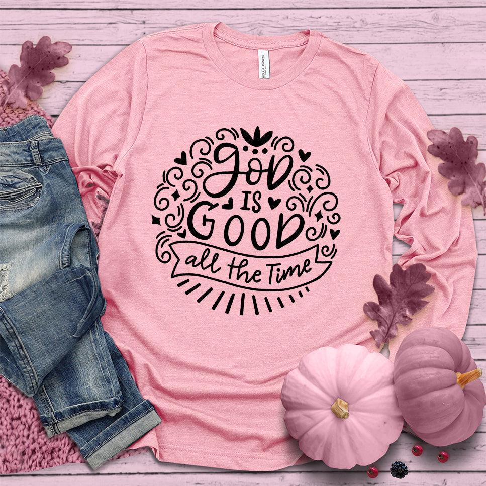 God Is Good Long Sleeves Pink Edition