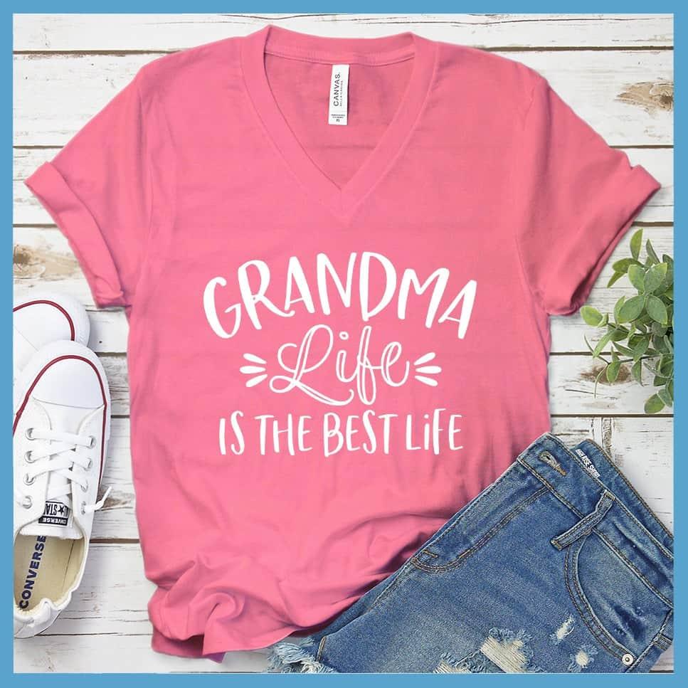 Grandma life is the best life V-neck
