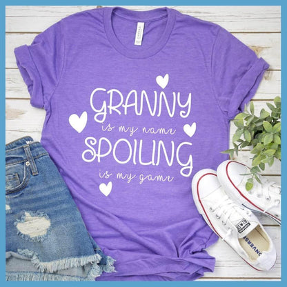 Granny Is My Name Spoiling Is My Game T-Shirt