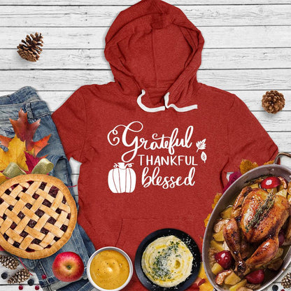Grateful Thankful Blessed Hoodie