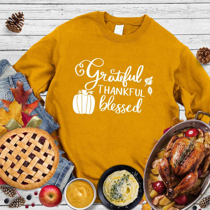 Grateful Thankful Blessed Sweatshirt