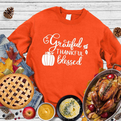 Grateful Thankful Blessed Sweatshirt