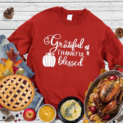 Grateful Thankful Blessed Sweatshirt
