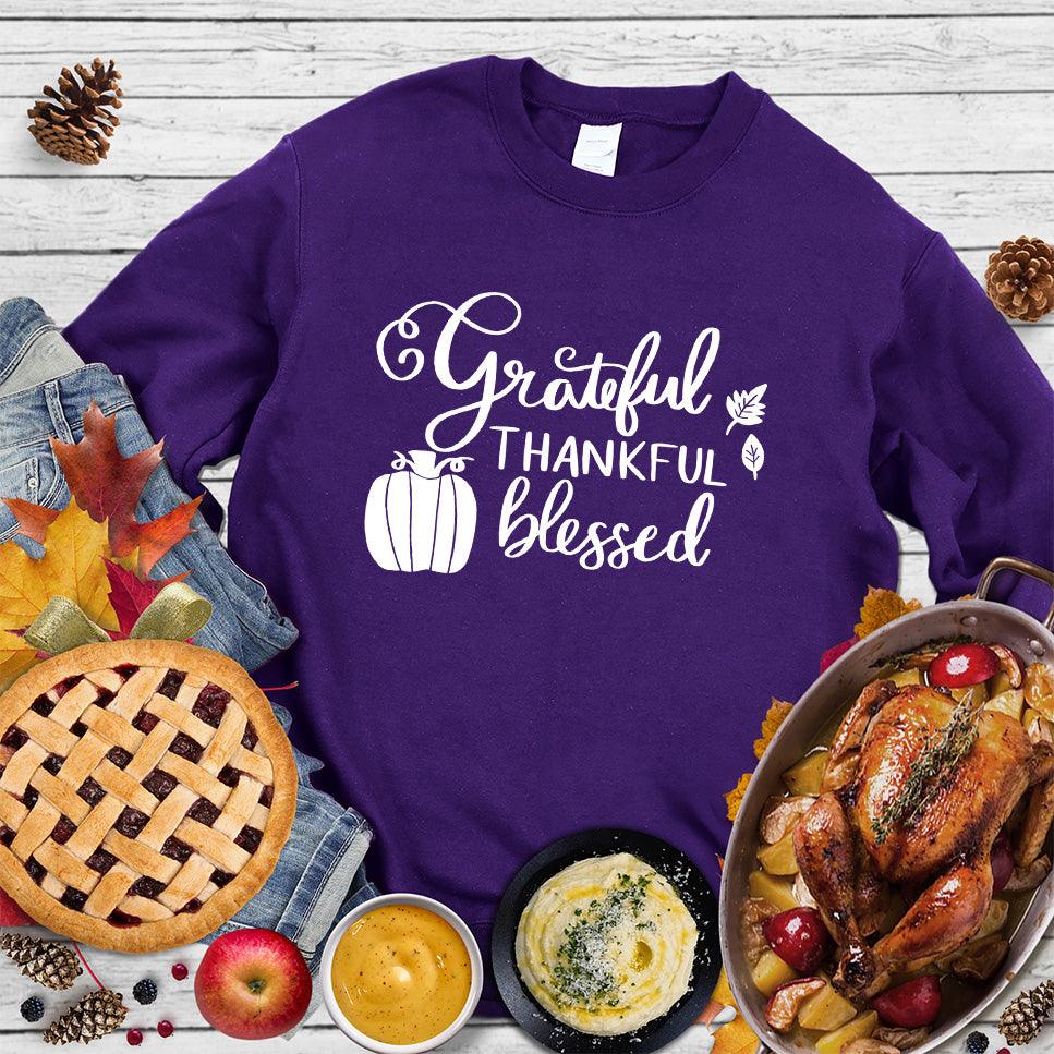 Grateful Thankful Blessed Sweatshirt