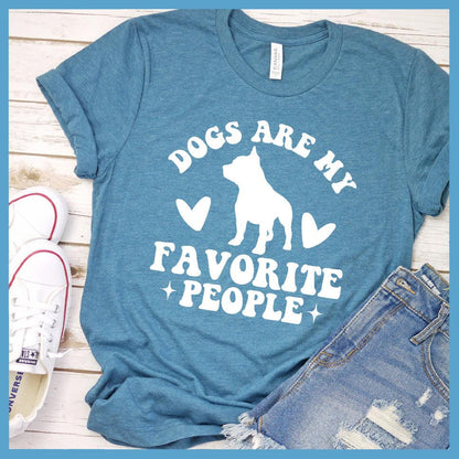 Dogs Are My Favorite People Retro T-Shirt