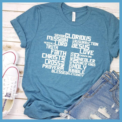 Christmas Cross Collage Version 2 T-Shirt