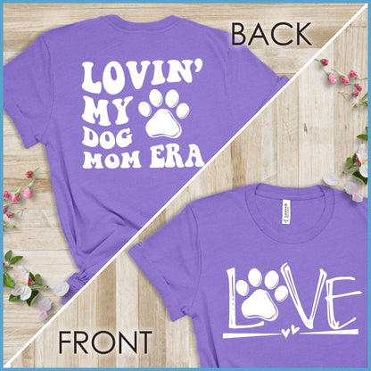 Lovin' My Dog Mom Era, Dog Love - Wavy T-Shirt Version 2