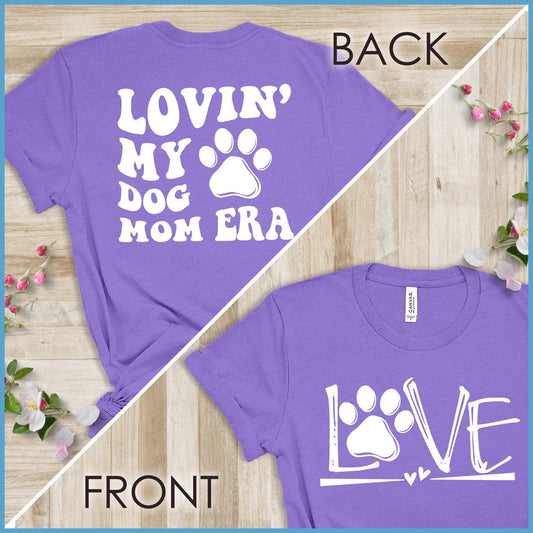 Lovin' My Dog Mom Era, Dog Love - Wavy T-Shirt Version 2