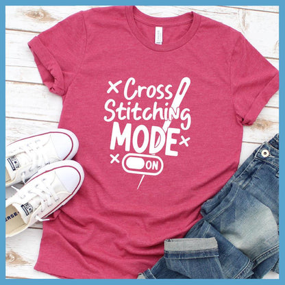 Cross Stitching Mode On T-Shirt