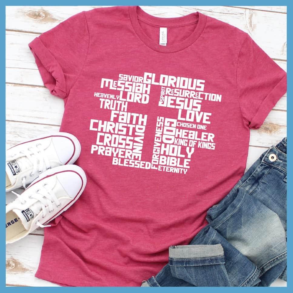 Christmas Cross Collage Version 2 T-Shirt
