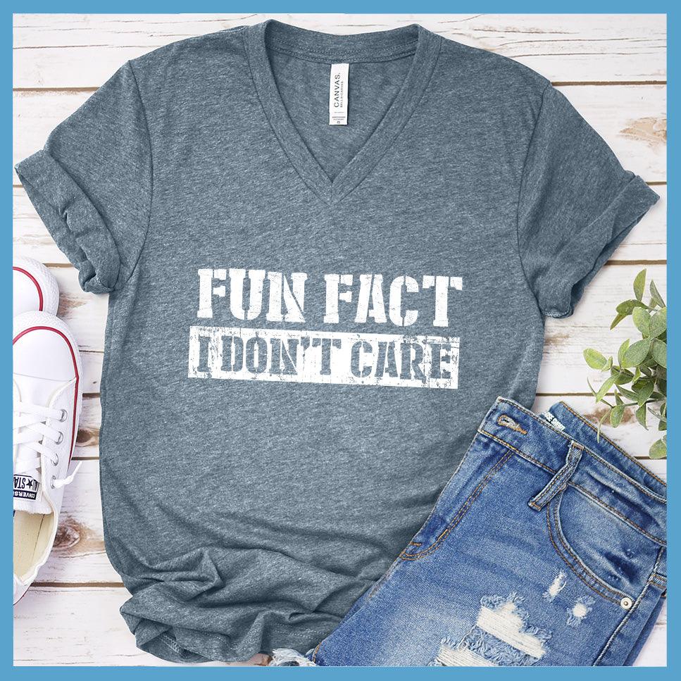 I Don't Care V-Neck - Hardcore Edition