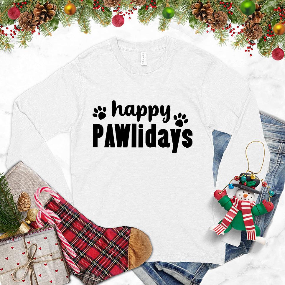 Happy Pawlidays Version 2 Long Sleeves
