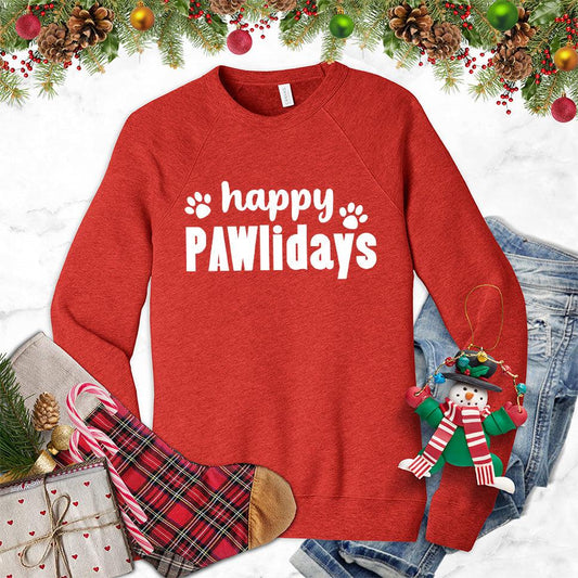 Happy Pawlidays Version 2 Sweatshirt