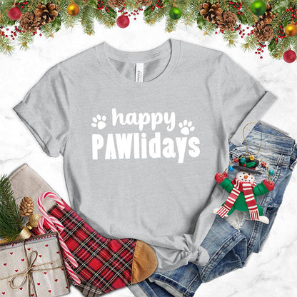 Happy Pawlidays Version 2 T-Shirt