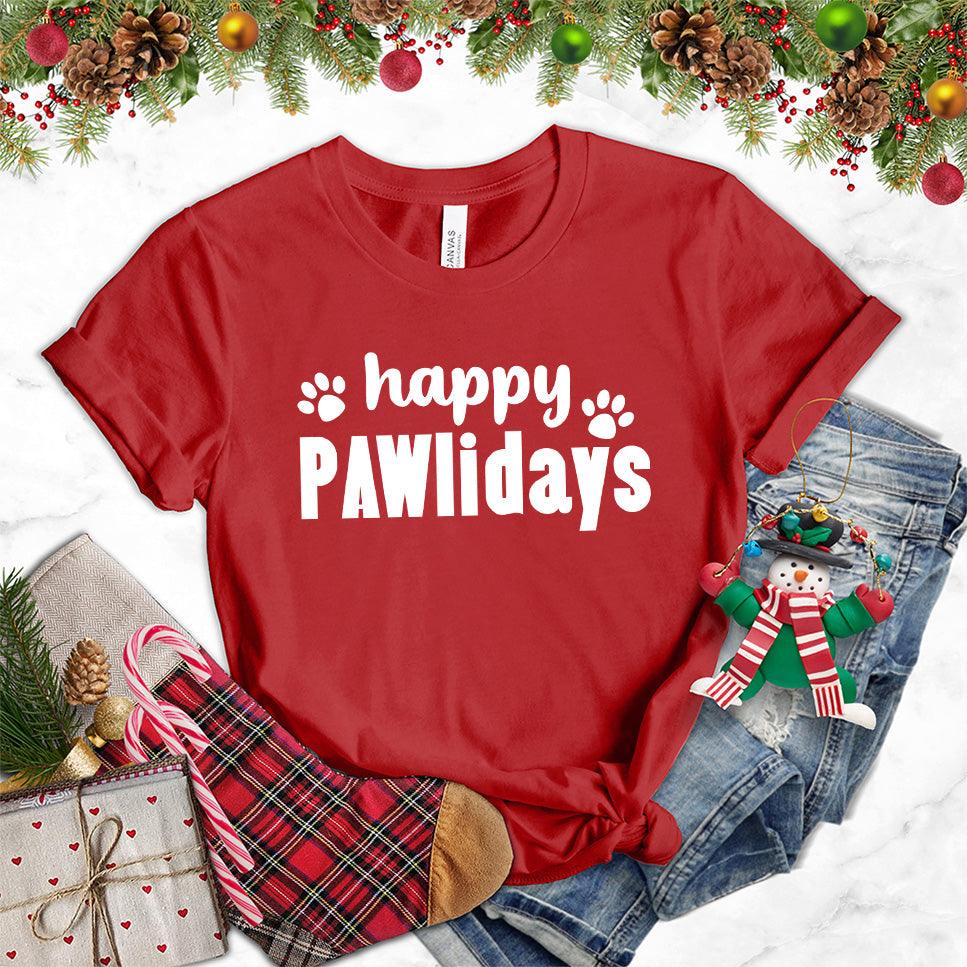 Happy Pawlidays Version 2 T-Shirt