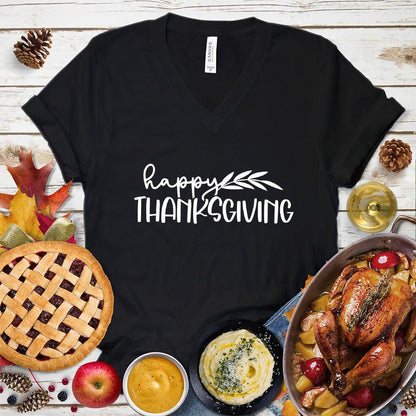 Happy Thanksgiving V-Neck