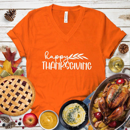 Happy Thanksgiving V-Neck