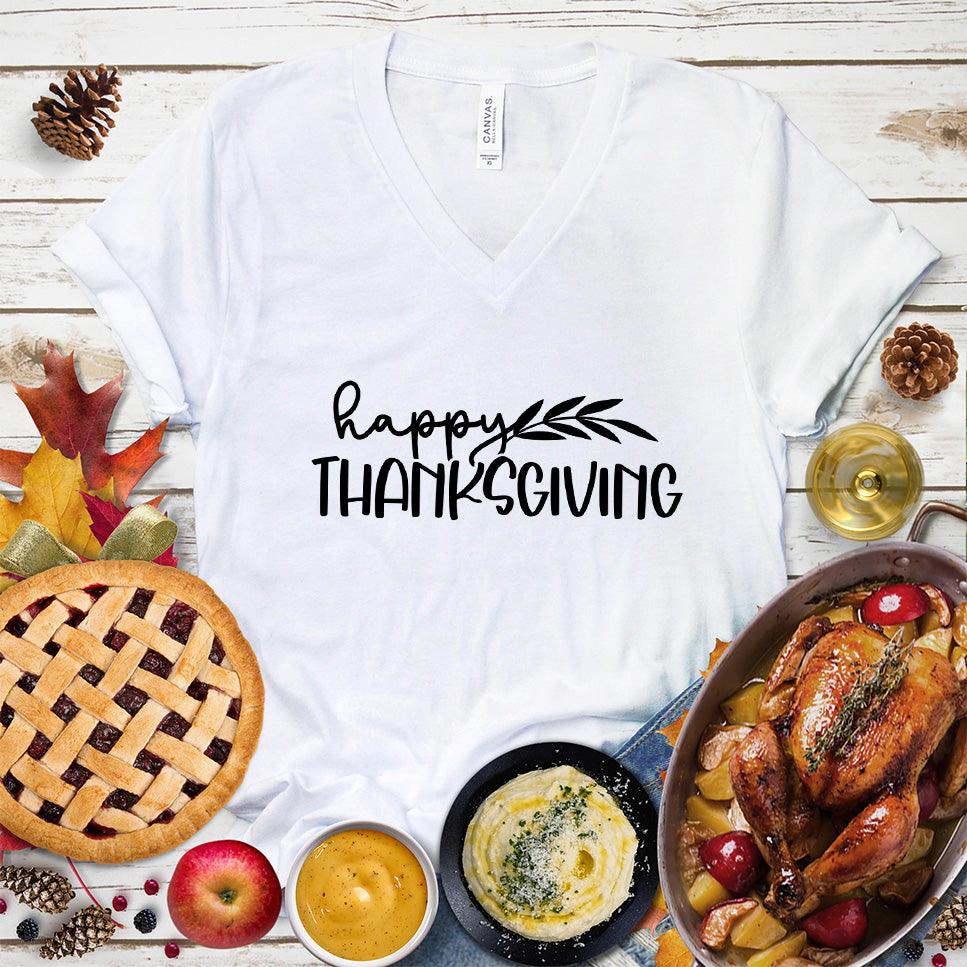 Happy Thanksgiving V-Neck