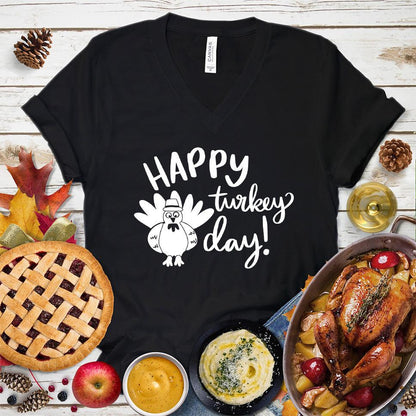Happy Turkey Day V-Neck