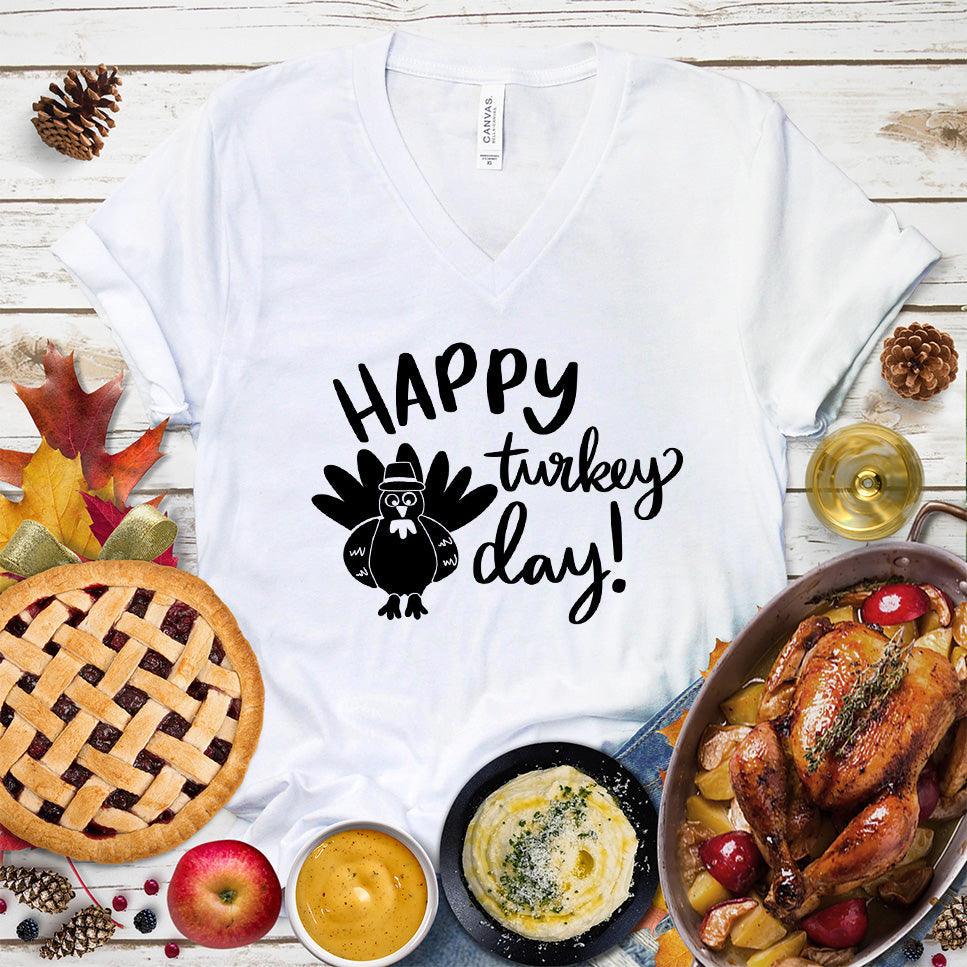 Happy Turkey Day V-Neck