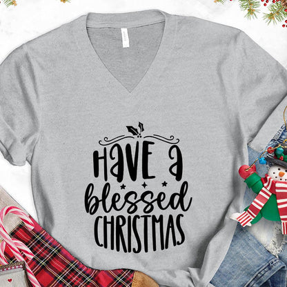 Have A Blessed Christmas V-Neck