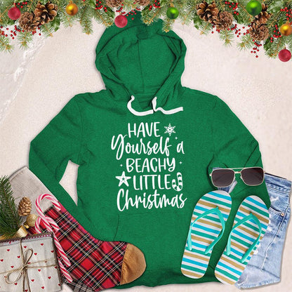 Have Yourself A Beachy Little Christmas Hoodie