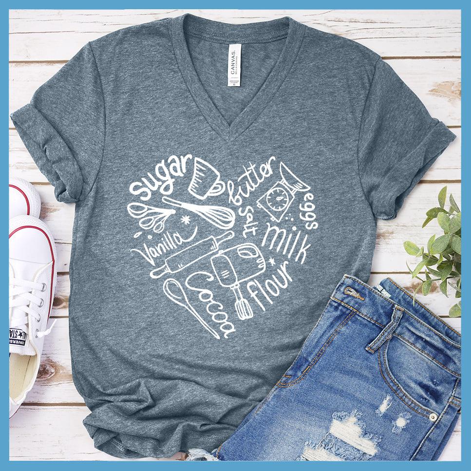 Bakery Heart V-Neck