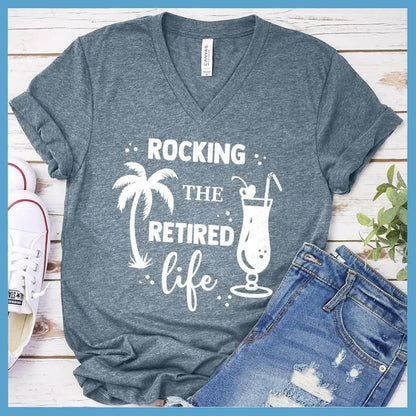 Rocking The Retired Life V-Neck
