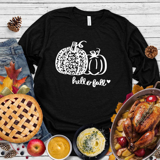 Hello Fall Pumpkin Long Sleeves