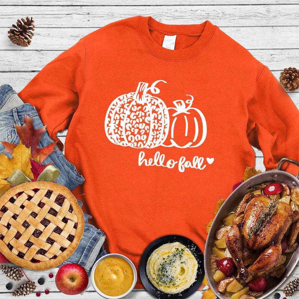 Hello Fall Pumpkin Sweatshirt