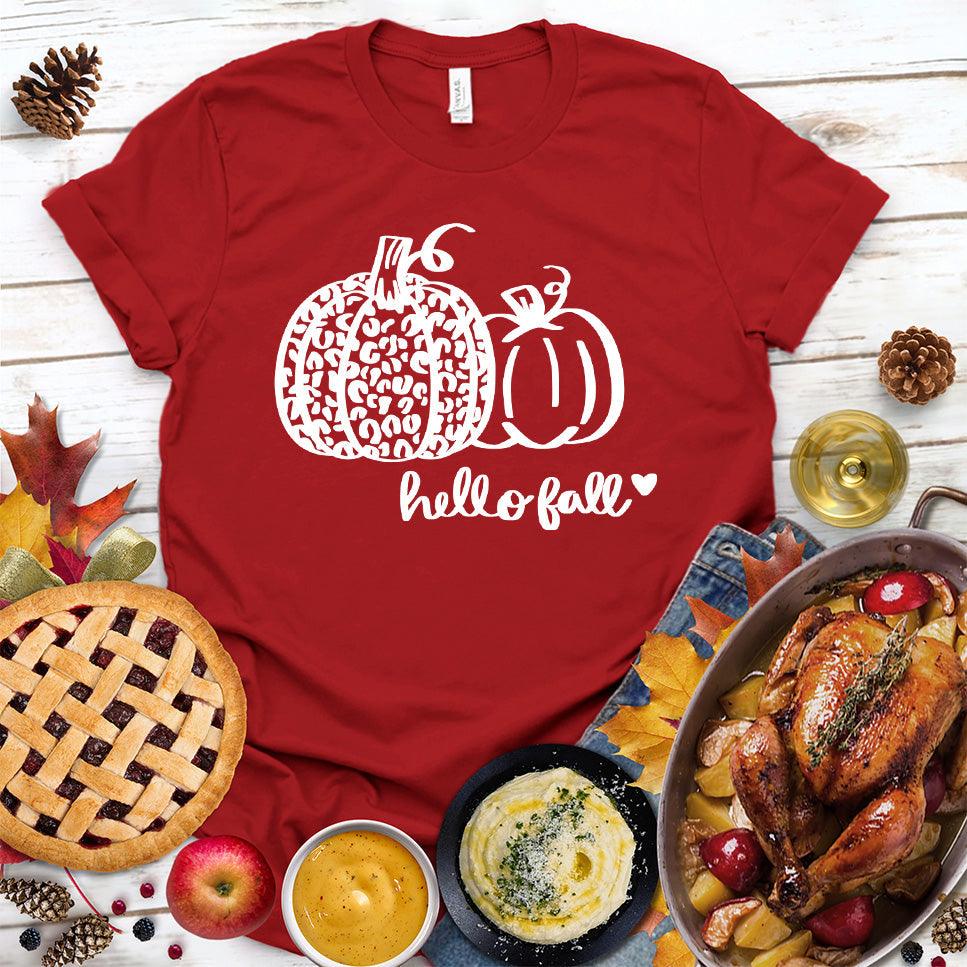Hello Fall Pumpkin T-Shirt