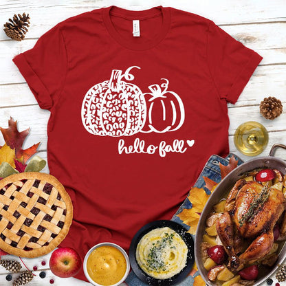Hello Fall Pumpkin T-Shirt