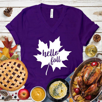 Hello Fall V-Neck