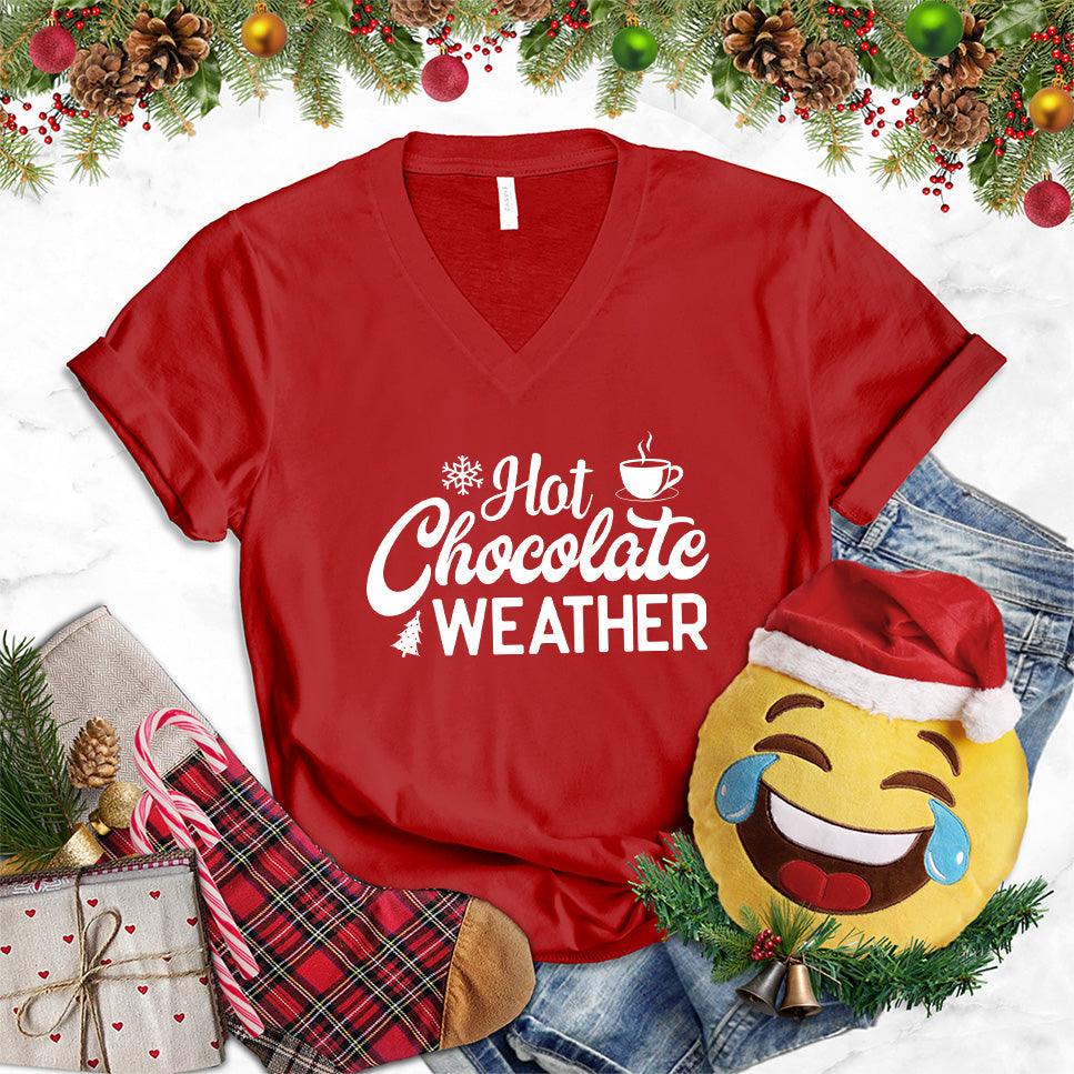 Hot Chocolate Weather V-Neck